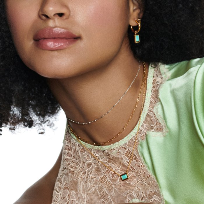Stříbrné náušnice Hot Diamonds X Gemstones DE764