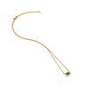 Stříbrný náhrdelník Hot Diamonds X Gemstones Rectangle DN181