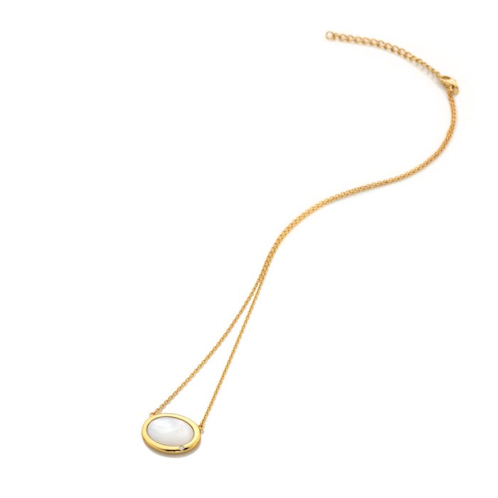 Stříbrný náhrdelník Hot Diamonds X Gemstones Oval DN186