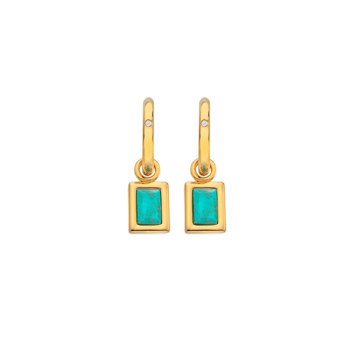Stříbrné náušnice Hot Diamonds X Gemstones DE764
