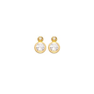 Stříbrné náušnice Hot Diamonds X Gemstones Droplet DE774