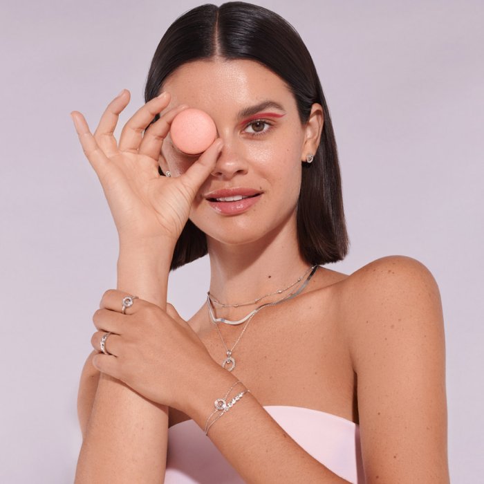 Stříbrný náramek Hot Diamonds Orbit DL661