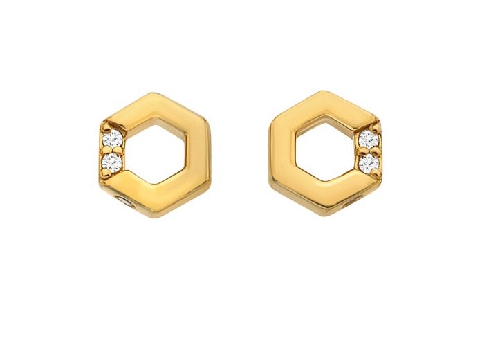 Stříbrné náušnice Hot Diamonds x Jac Jossa Hope DE756